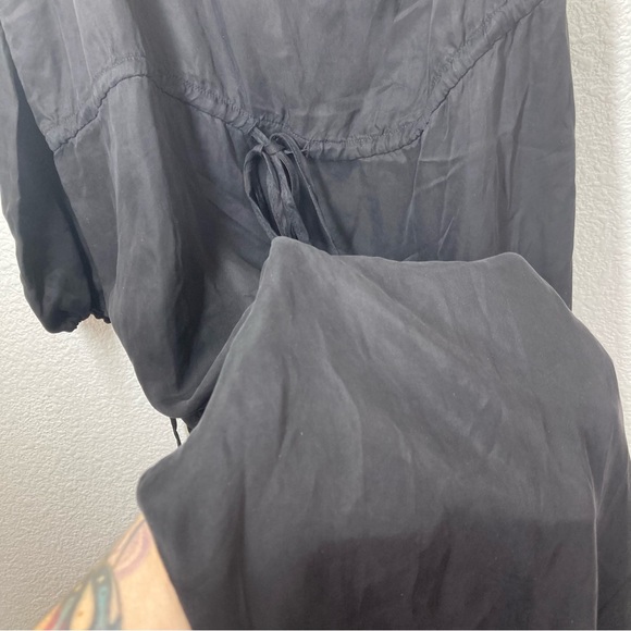 YFB YOUNG FABULOUS & BROKE Elodie Black One Shoulder Maxi Cupro Dress XS - Picture 13 of 16